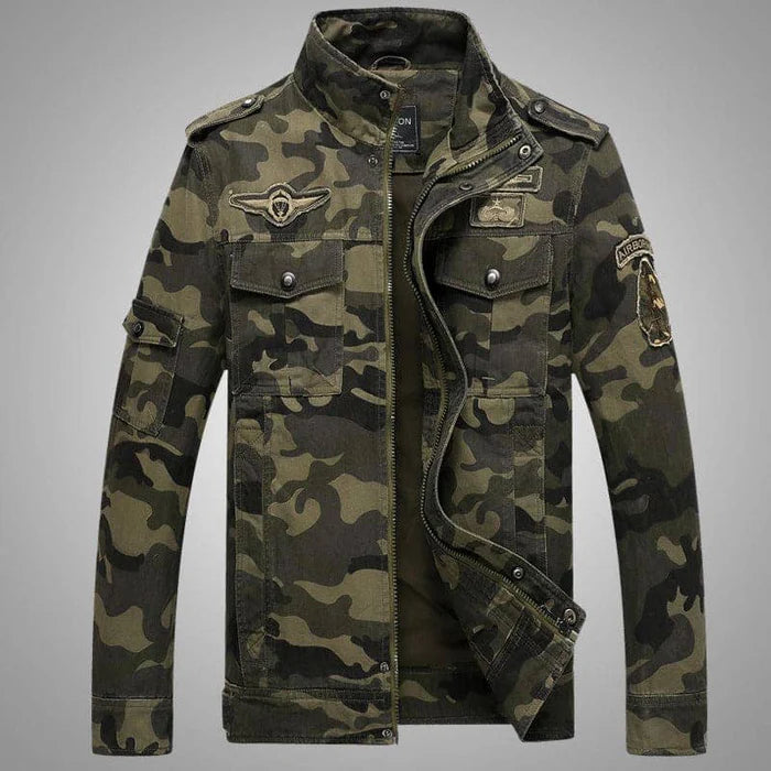 Jaqueta Masculina Camuflada Bianchino BC151 - Visual robusto, isolamento térmico e estilo militar moderno.