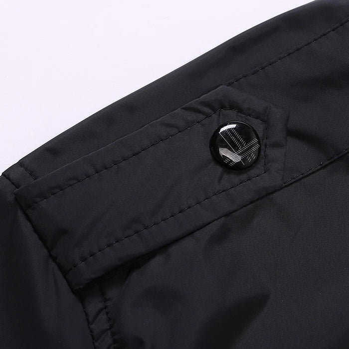 Jaqueta Masculina em Algodão Bianchino BC109 - Algodão premium, modelagem sofisticada e fechamento em zíper.
