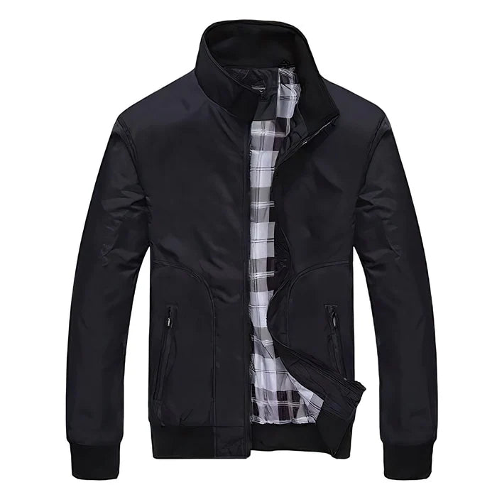 Jaqueta Masculina em Algodão Bianchino BC109 - Algodão premium, modelagem sofisticada e fechamento em zíper.