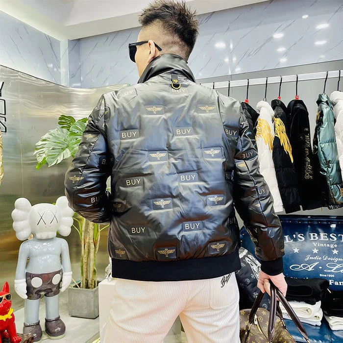 Jaqueta Masculina Puffer Bianchino BC119 - Design moderno, isolamento térmico eficiente e caimento sofisticado.