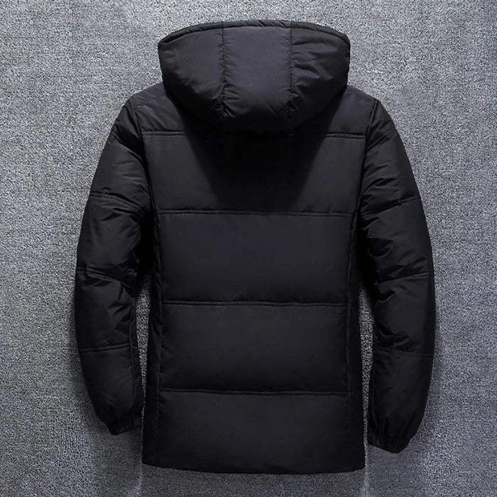 Jaqueta Masculina Puffer Bianchino BC161 - Confeccionada em poliéster resistente, com forro acolchoado e fechamento em zíper. Elegância e conforto para os dias frios.