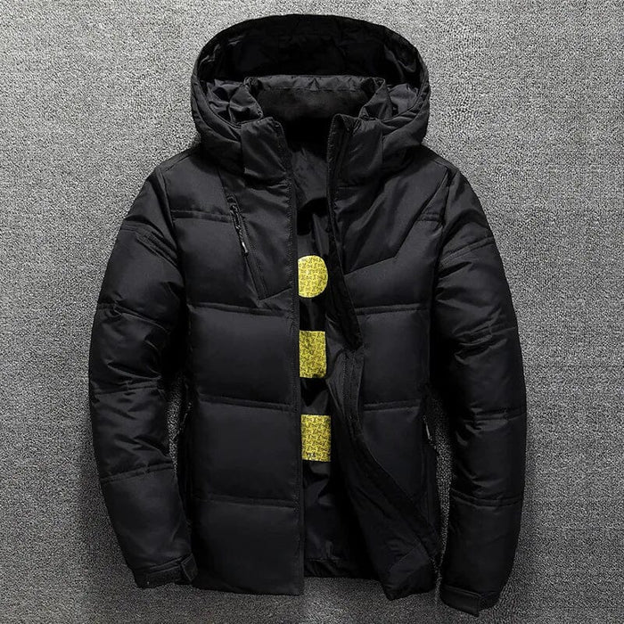 Jaqueta Masculina Puffer Bianchino BC161 - Confeccionada em poliéster resistente, com forro acolchoado e fechamento em zíper. Elegância e conforto para os dias frios.