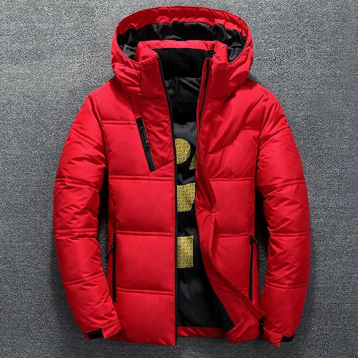 Jaqueta Masculina Puffer Bianchino BC161 - Confeccionada em poliéster resistente, com forro acolchoado e fechamento em zíper. Elegância e conforto para os dias frios.