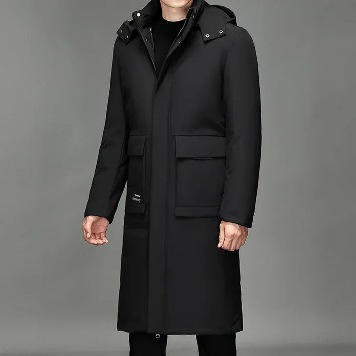 Sobretudo Masculino Bianchino BC230 - Design refinado, proteção contra o frio e conforto premium.