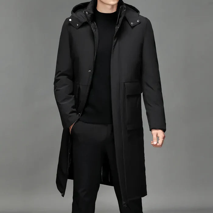 Sobretudo Masculino Bianchino BC230 - Design refinado, proteção contra o frio e conforto premium.