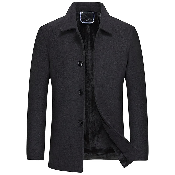 Sobretudo Masculino Curto de Lã Bianchino BC205 - Sofisticação, conforto e proteção contra o frio.