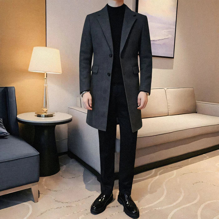 Sobretudo Masculino em Lã Bianchino BC204 - Conforto, estilo e proteção contra o frio.