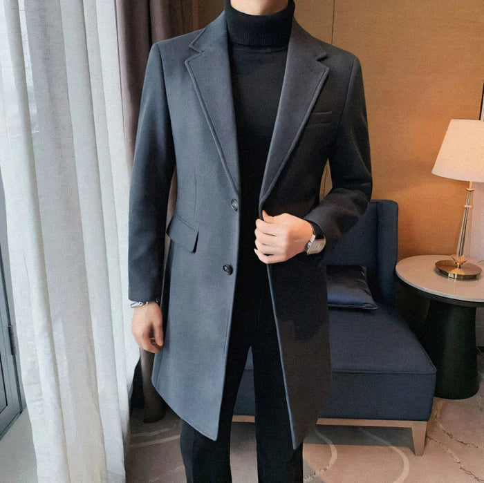 Sobretudo Masculino em Lã Bianchino BC204 - Conforto, estilo e proteção contra o frio.