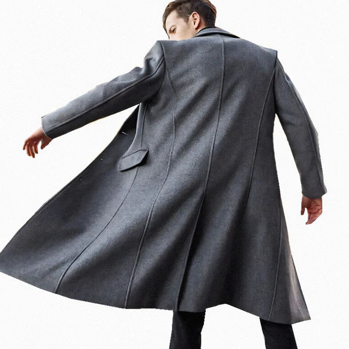 Sobretudo Masculino Bianchino BC207 - Design sofisticado em lã premium para elegância e proteção no frio.