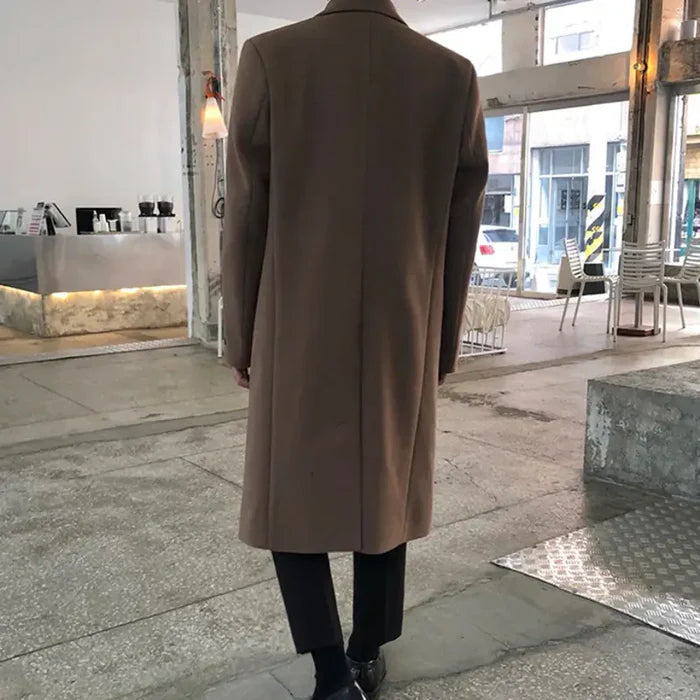 Sobretudo Masculino em Lã Bianchino BC217 - Elegância, conforto e estilo clássico.