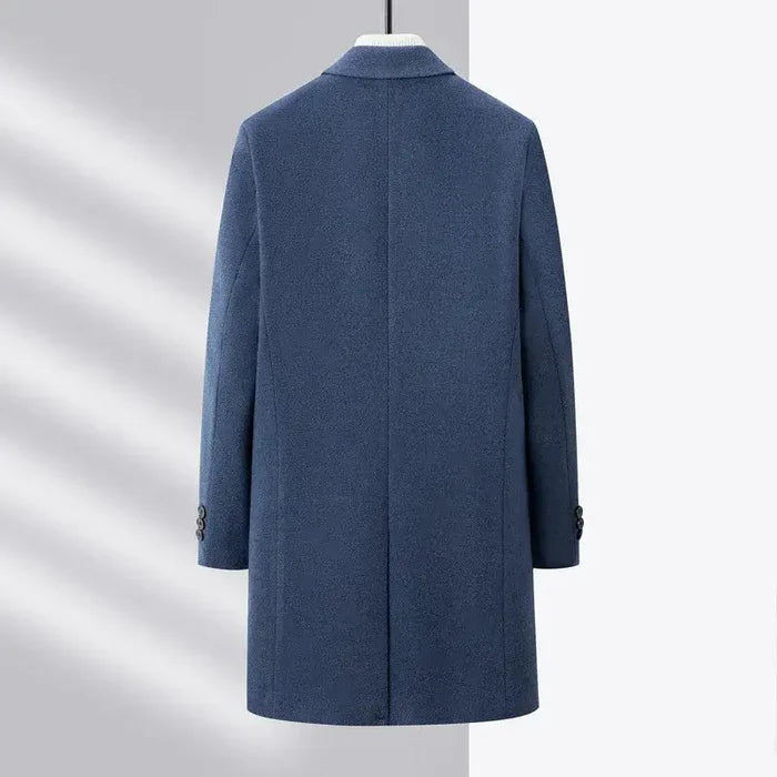 Sobretudo Masculino Bianchino BC232 - Design elegante em lã premium para proteção e estilo no inverno e outono.