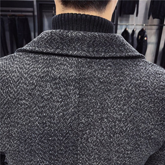 Sobretudo Masculino Bianchino BC235 - Lã batida, design elegante e refinado. Ideal para o inverno e outono.