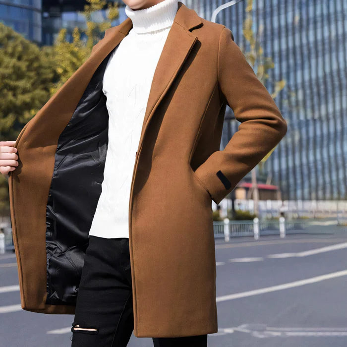 Sobretudo Masculino em Lã Bianchino BC215 - Conforto, proteção e elegância para o inverno.