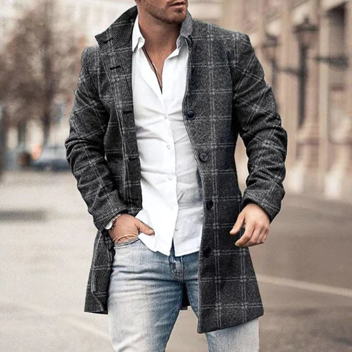 Sobretudo Masculino em Lã Bianchino BC206 - Sofisticação, conforto e proteção para o inverno.
