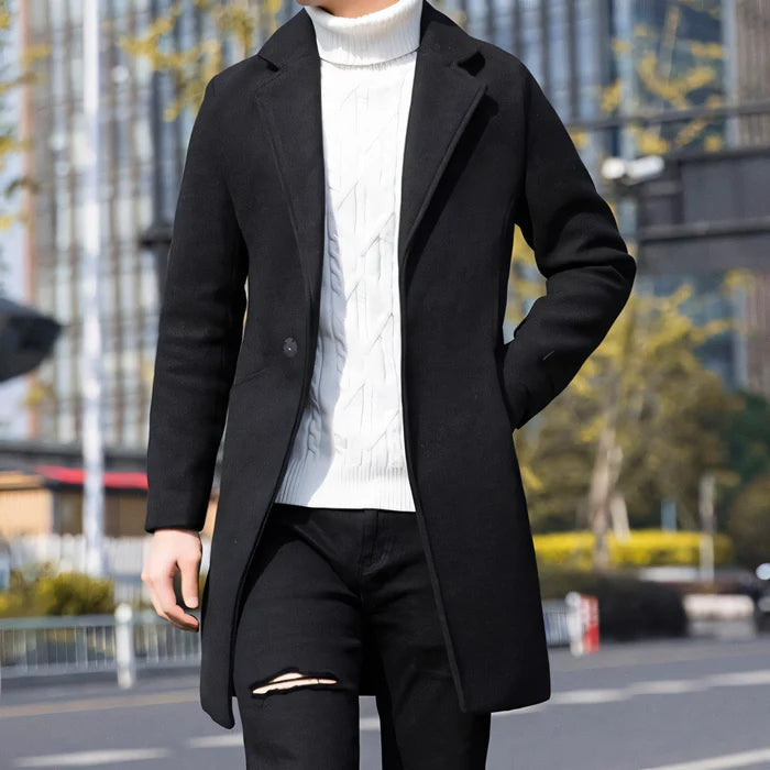 Sobretudo Masculino em Lã Bianchino BC215 - Conforto, proteção e elegância para o inverno.