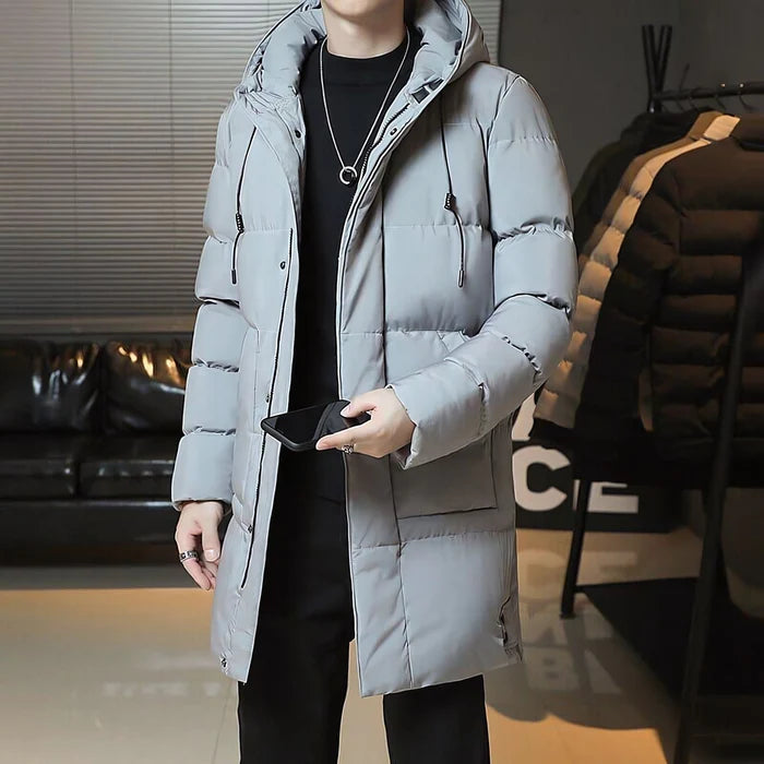 Sobretudo Masculino Puffer em Lã Bianchino BC216 - Estilo, conforto e proteção contra o frio.