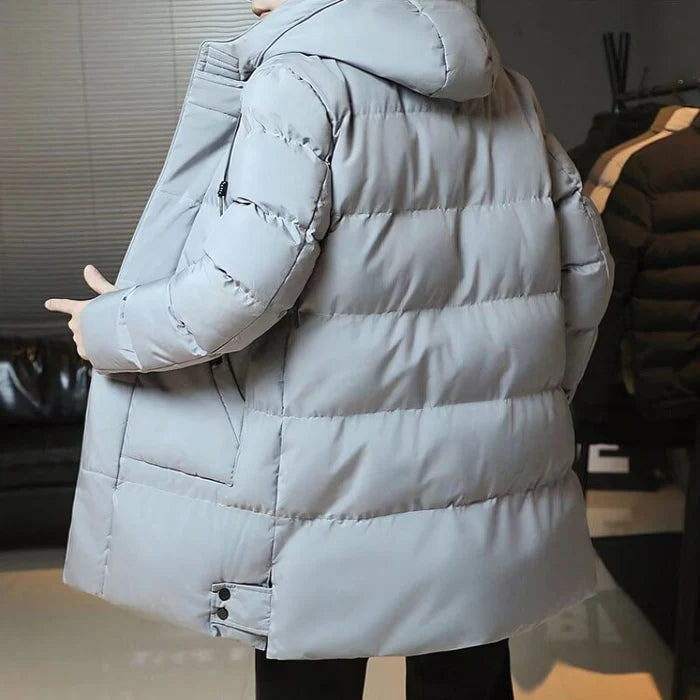 Sobretudo Masculino Puffer em Lã Bianchino BC216 - Estilo, conforto e proteção contra o frio.