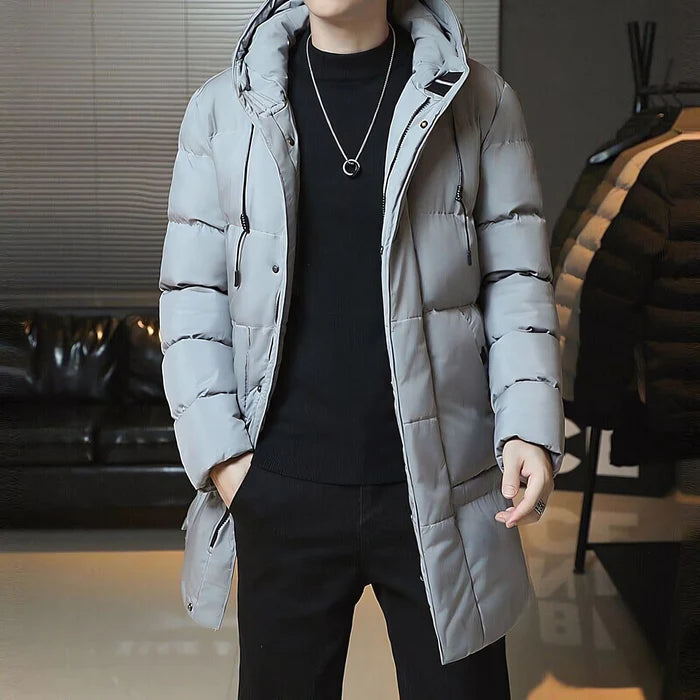 Sobretudo Masculino Puffer em Lã Bianchino BC216 - Estilo, conforto e proteção contra o frio.
