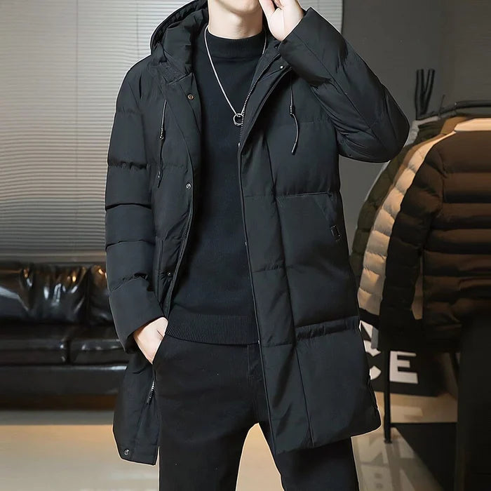 Sobretudo Masculino Puffer em Lã Bianchino BC216 - Estilo, conforto e proteção contra o frio.