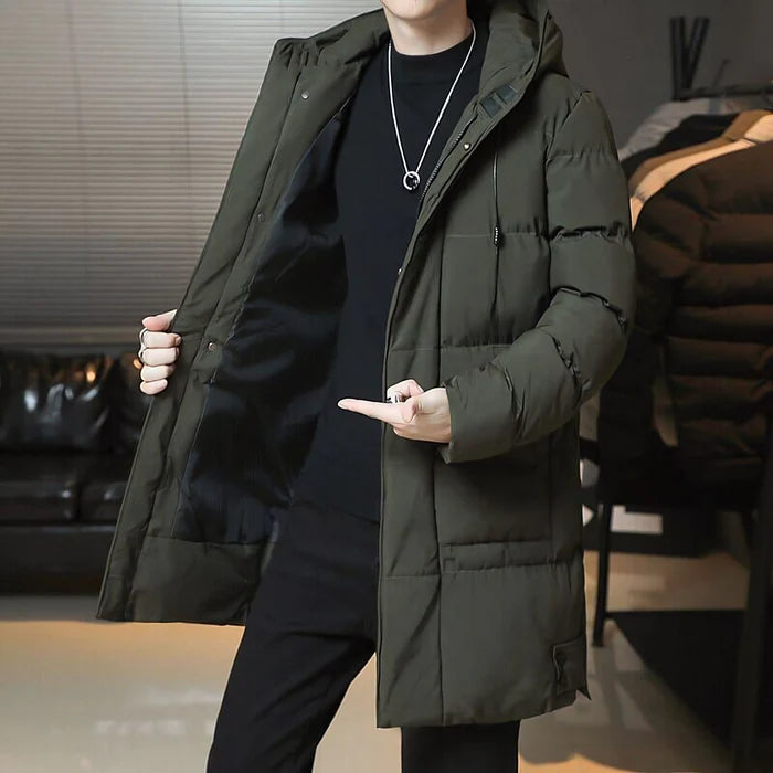Sobretudo Masculino Puffer em Lã Bianchino BC216 - Estilo, conforto e proteção contra o frio.