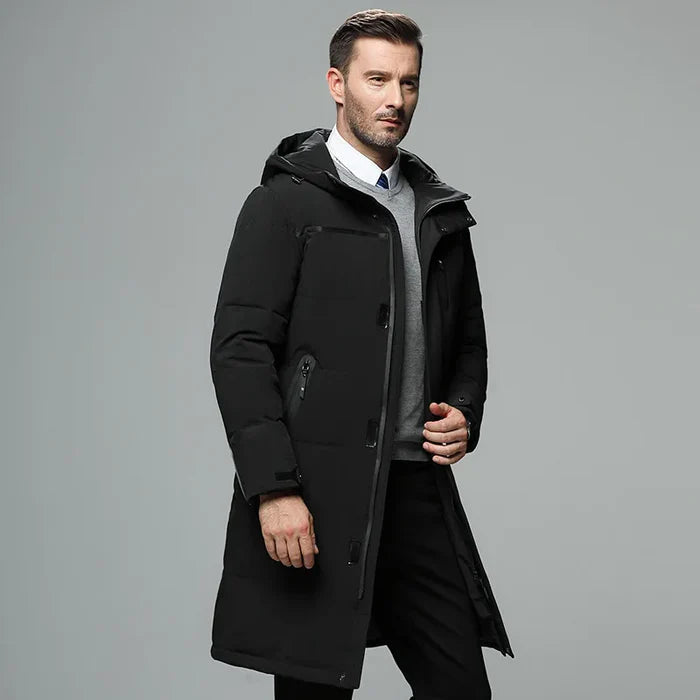 Sobretudo Masculino Social Bianchino BC219 - Elegância e funcionalidade com proteção impermeável.
