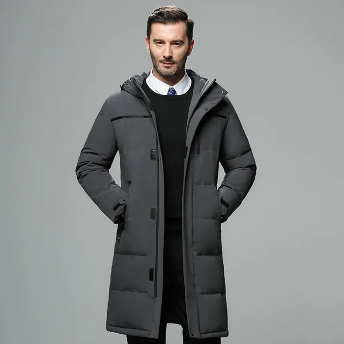 Sobretudo Masculino Social Bianchino BC219 - Elegância e funcionalidade com proteção impermeável.