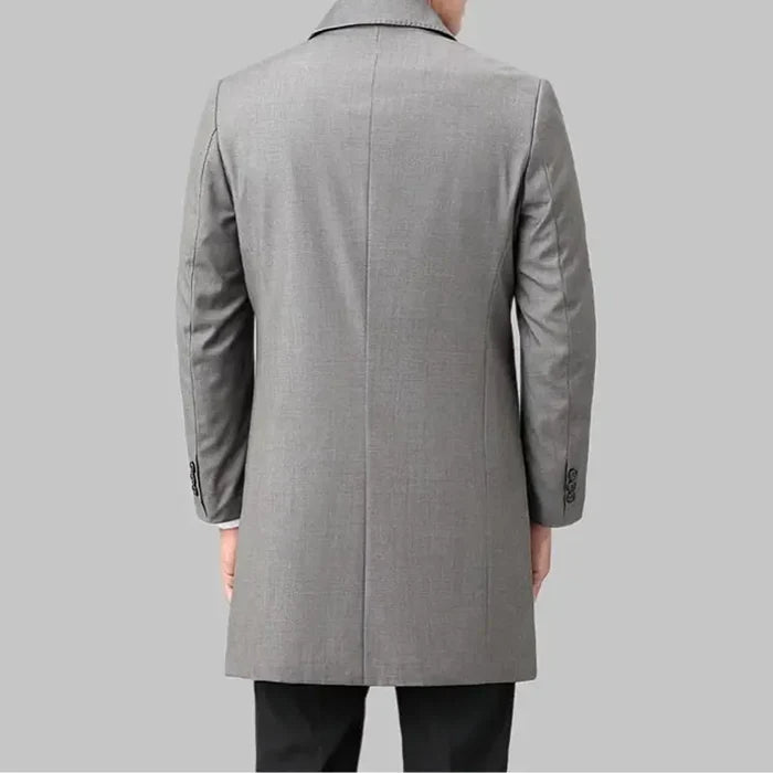Sobretudo Masculino Social em Lã Bianchino BC234 - Design refinado e elegante, ideal para eventos formais e ocasiões especiais.