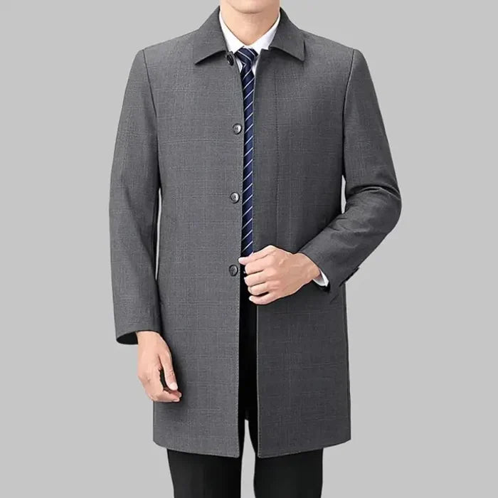 Sobretudo Masculino Social em Lã Bianchino BC234 - Design refinado e elegante, ideal para eventos formais e ocasiões especiais.