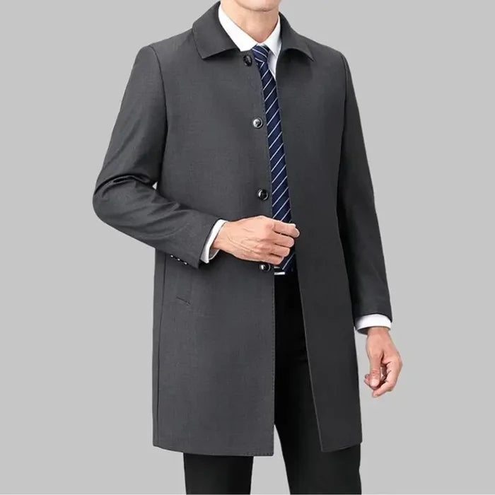 Sobretudo Masculino Social em Lã Bianchino BC234 - Design refinado e elegante, ideal para eventos formais e ocasiões especiais.