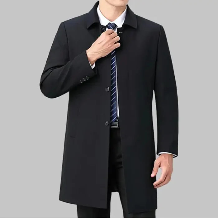 Sobretudo Masculino Social em Lã Bianchino BC234 - Design refinado e elegante, ideal para eventos formais e ocasiões especiais.