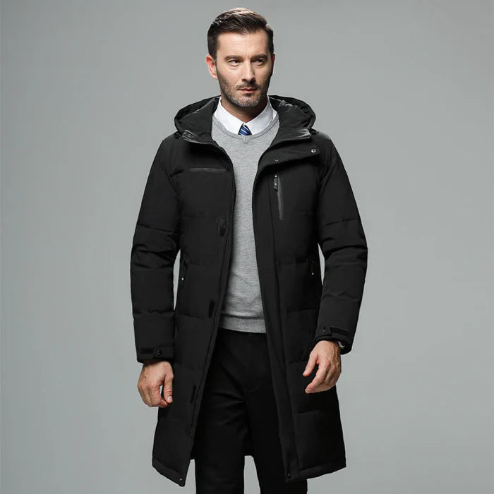 Sobretudo Masculino Social Bianchino BC219 - Elegância e funcionalidade com proteção impermeável.