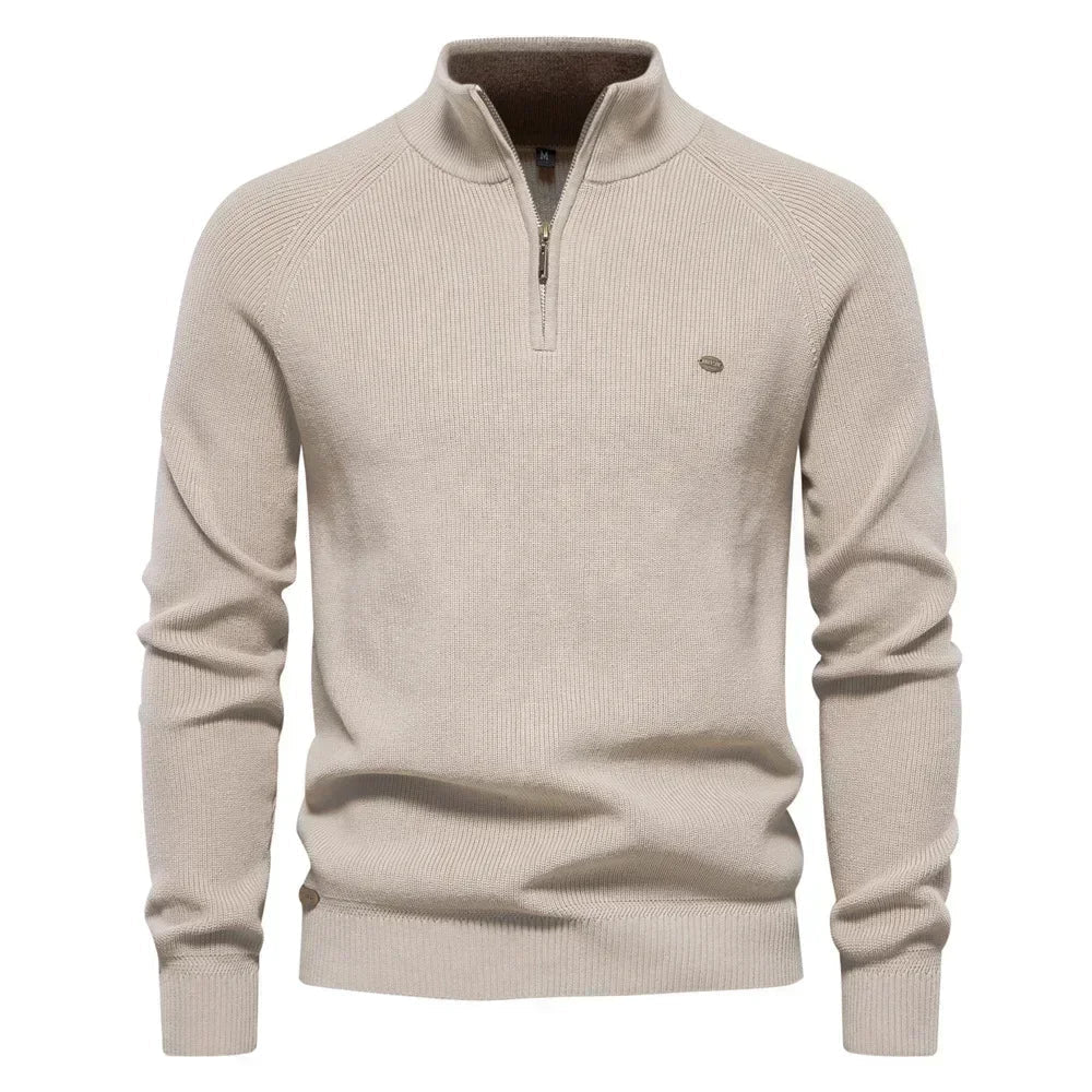 Suéter Masculino em Lã Bianchino BC173 - Modelagem Slim Fit, Gola V e Lã Premium para um visual refinado e confortável.