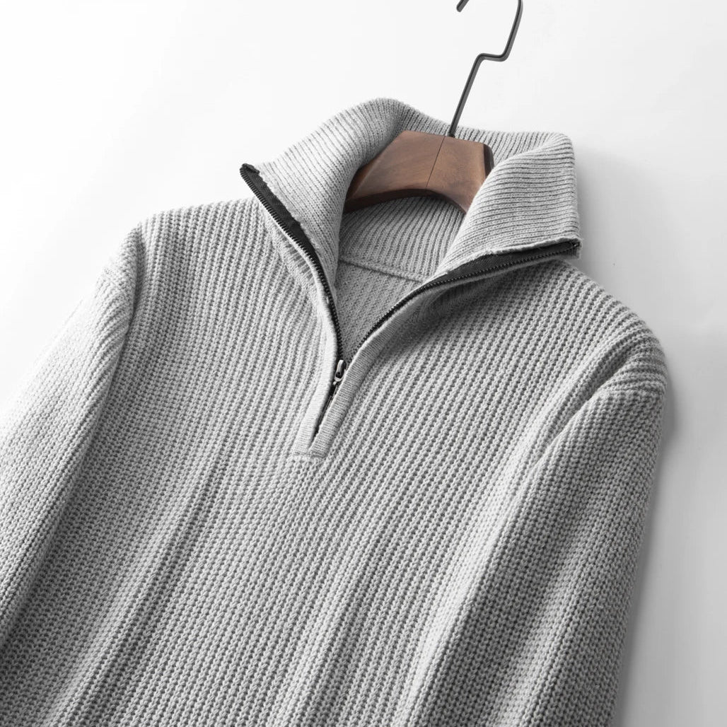 Suéter Masculino em Tricot Bianchino BC019 - Tricot premium e design refinado para um visual moderno e versátil.