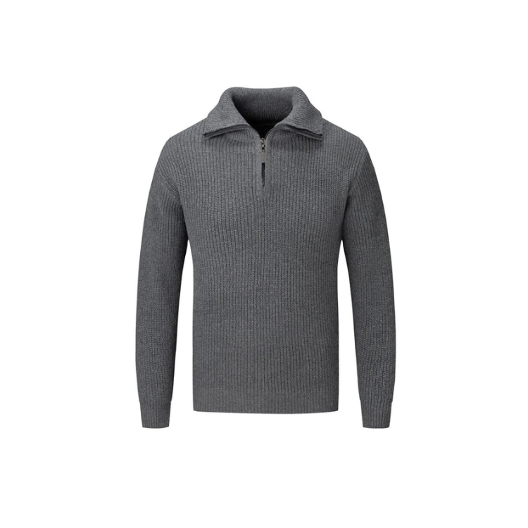 Suéter Masculino em Tricot Bianchino BC019 - Tricot premium e design refinado para um visual moderno e versátil.