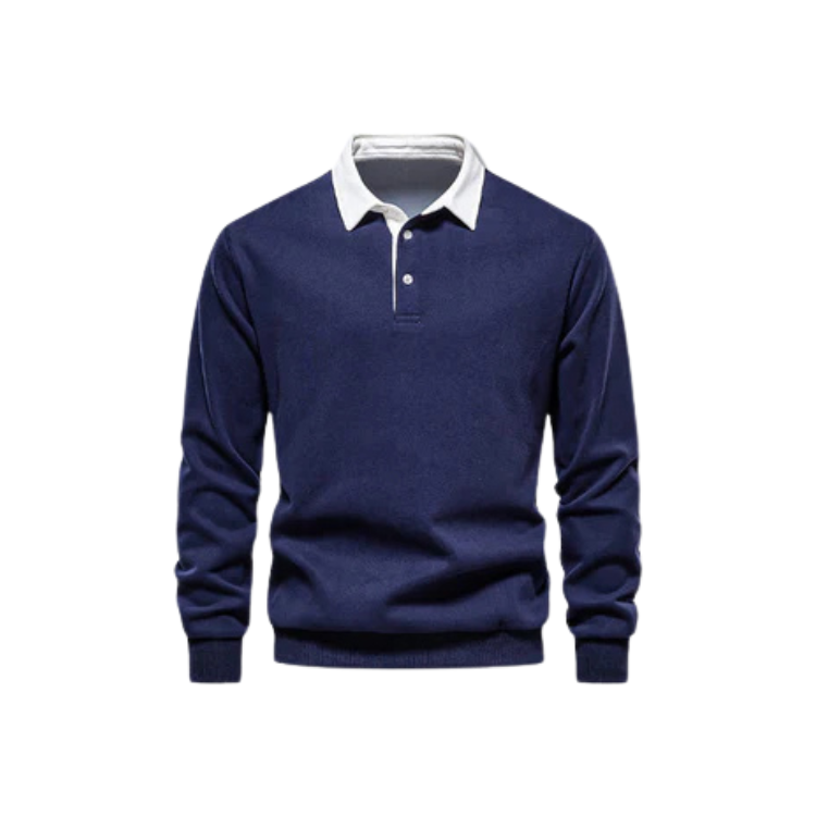Suéter Masculino Gola Polo Bianchino BC021 - Tecido premium com design clássico e moderno, ideal para looks sofisticados e versáteis.