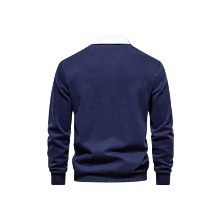 Suéter Masculino Gola Polo Bianchino BC021 - Tecido premium com design clássico e moderno, ideal para looks sofisticados e versáteis.