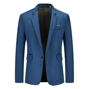 Blazer Masculino em Algodão Bianchino BC193 - Elegância contemporânea com corte moderno e acabamento premium.