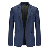 Blazer Masculino em Algodão Bianchino BC193 - Elegância contemporânea com corte moderno e acabamento premium.
