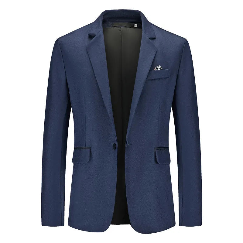 Blazer Masculino em Algodão Bianchino BC193 - Elegância contemporânea com corte moderno e acabamento premium.