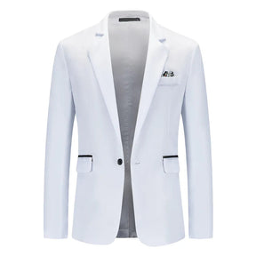 Blazer Masculino em Algodão Bianchino BC193 - Elegância contemporânea com corte moderno e acabamento premium.