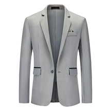 Blazer Masculino em Algodão Bianchino BC193 - Elegância contemporânea com corte moderno e acabamento premium.