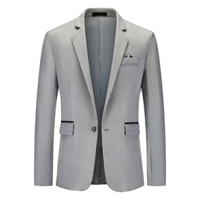 Blazer Masculino em Algodão Bianchino BC193 - Elegância contemporânea com corte moderno e acabamento premium.