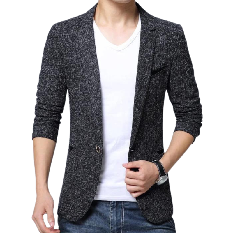 Blazer Masculino em Algodão Bianchino BC195 - Sofisticação e versatilidade com acabamento impecável.