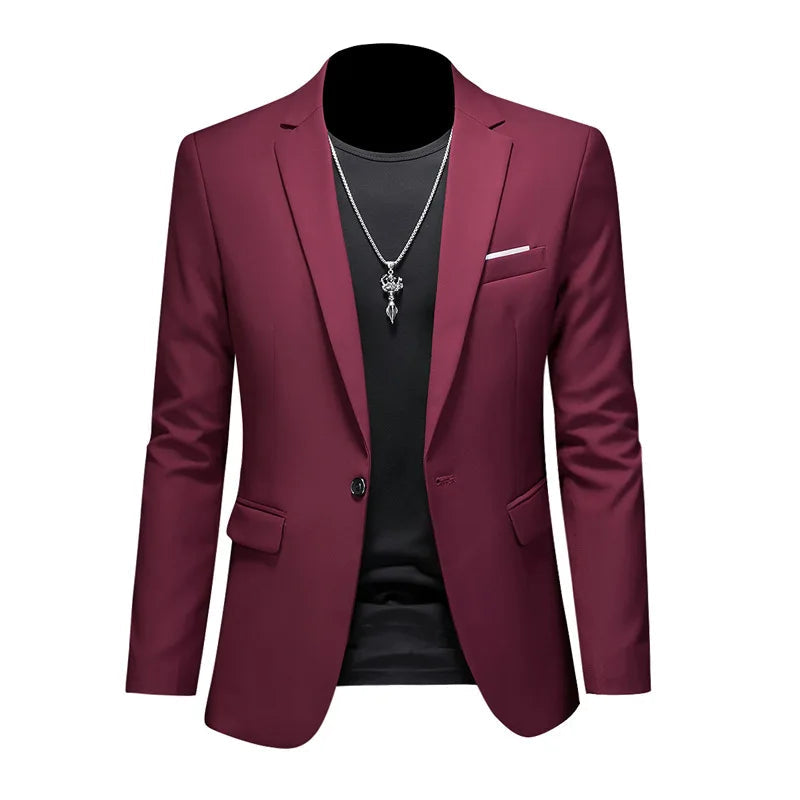 Blazer Masculino em Algodão Bianchino BC194 - Sofisticação clássica com toque moderno e acabamento premium.