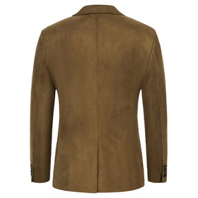 Blazer Masculino em Camurça Bianchino BC029 - Visual Sofisticado e Autêntico para Diferentes Ocasiões.