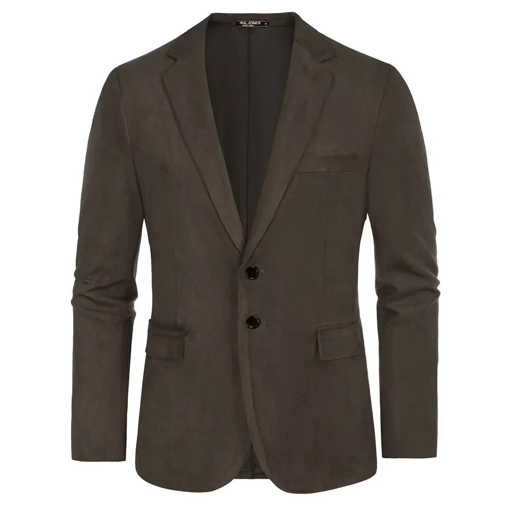 Blazer Masculino em Camurça Bianchino BC029 - Visual Sofisticado e Autêntico para Diferentes Ocasiões.