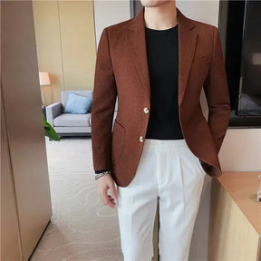 Blazer Masculino Bianchino BC192 - Estilo clássico com toques modernos e refinados.