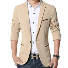 Blazer Masculino Slim Fit em Algodão Bianchino BC187 - Design Moderno e Refinado, Perfeito para Diferentes Ocasiões.