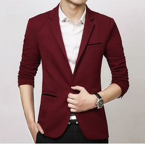 Blazer Masculino Slim Fit em Algodão Bianchino BC187 - Design Moderno e Refinado, Perfeito para Diferentes Ocasiões.