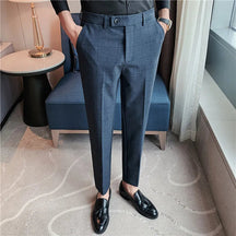 Calça de Alfaiataria Masculina Bianchino BC214 - Corte slim fit e elegância contemporânea.